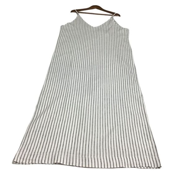 WeWoreWhat White Linen Maxi Dress New Size Large - Picture 7 of 13